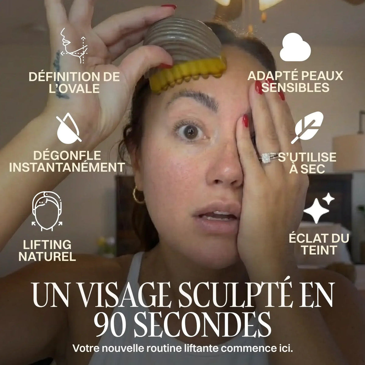 Brosse lymphatique visage