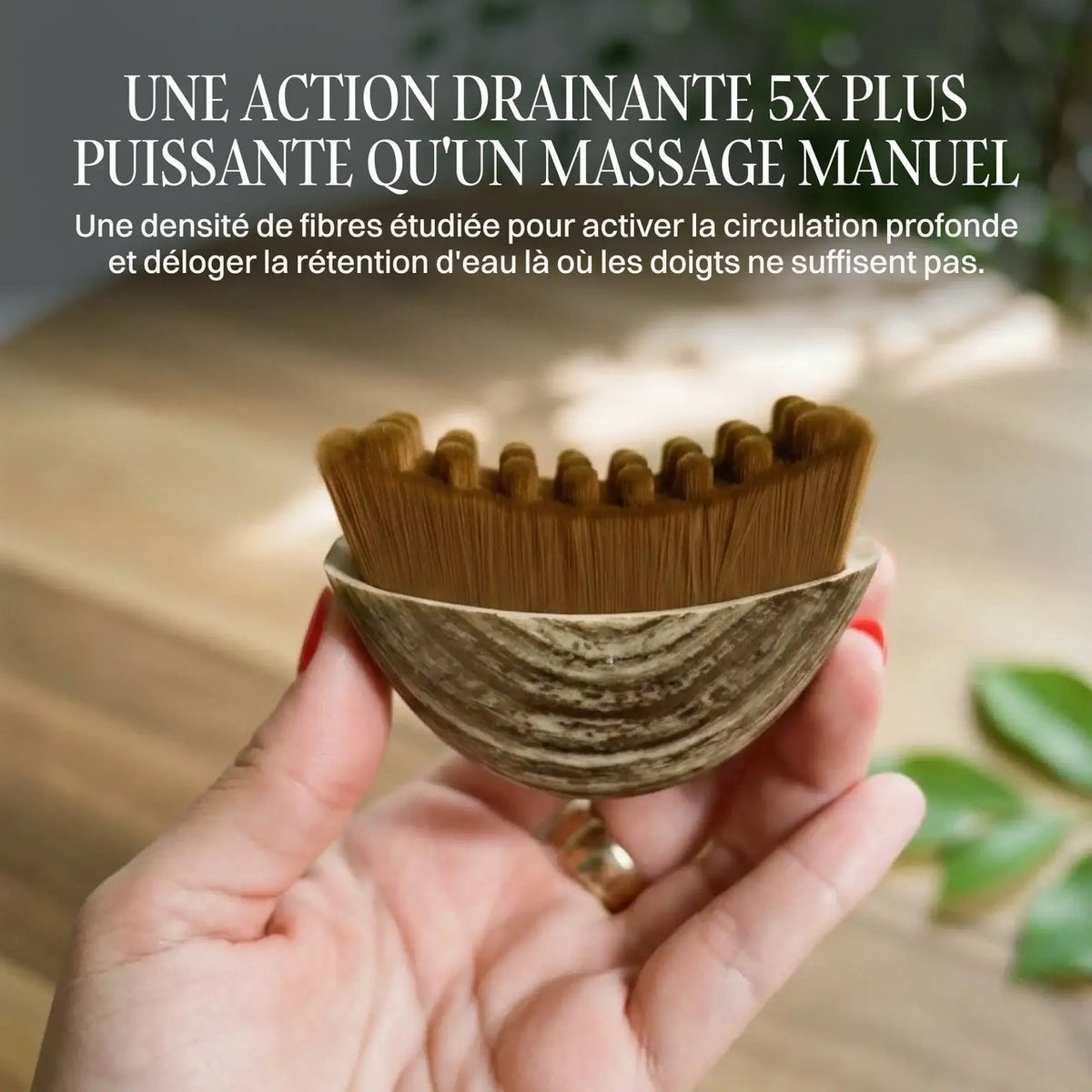 Brosse lymphatique visage