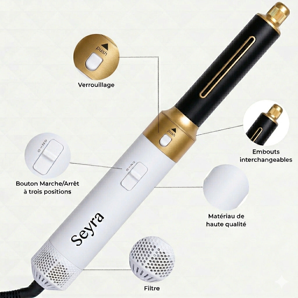 Seyra® AirStyler Pro 5 en 1