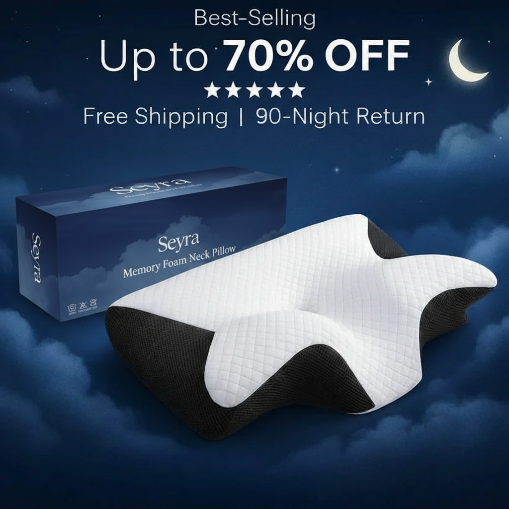 Seyra® Memory Foam Neck Pillow